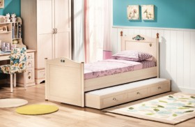 Кровать детская Балли 2-х уровневая (венге/белфорт) в Дудинке - dudinka.katalogmebeli.com | фото 2