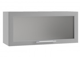Гарда ПГС 800 шкаф верхний горизонтальный со стеклом Индиго в Дудинке - dudinka.katalogmebeli.com | фото