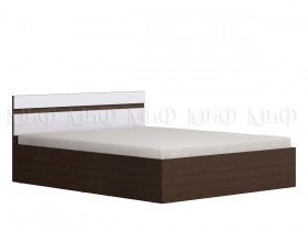 Ким кровать с подъемным механизмом 1,4 (Венге/белый глянец) в Дудинке - dudinka.katalogmebeli.com | фото