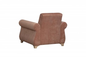 Кресло для отдыха "Порто" (велюр киви корица / микровельвет крем) в Дудинке - dudinka.katalogmebeli.com | фото 6