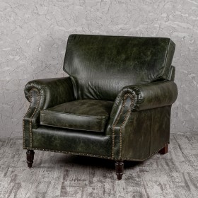Кресло кожаное Лофт Аристократ (ширина 1070 мм) в Дудинке - dudinka.katalogmebeli.com | фото 1