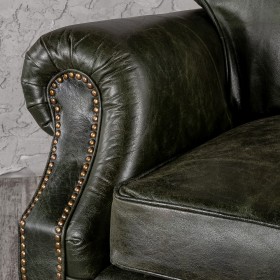 Кресло кожаное Лофт Аристократ (ширина 1070 мм) в Дудинке - dudinka.katalogmebeli.com | фото 5