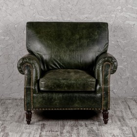 Кресло кожаное Лофт Аристократ (ширина 1070 мм) в Дудинке - dudinka.katalogmebeli.com | фото 9
