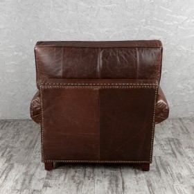 Кресло кожаное Лофт Аристократ (ширина 1100 мм) в Дудинке - dudinka.katalogmebeli.com | фото 7