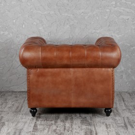 Кресло кожаное Лофт Честер (кожа) в Дудинке - dudinka.katalogmebeli.com | фото 7