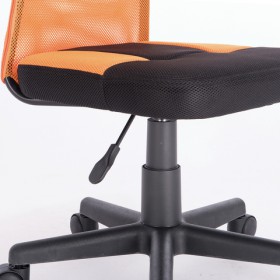 Кресло компактное BRABIX Smart MG-313 (черный, оранжевый) в Дудинке - dudinka.katalogmebeli.com | фото 5