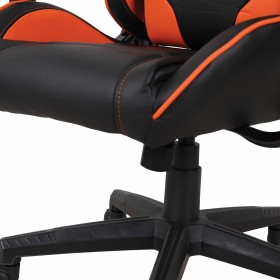 Кресло компьютерное BRABIX GT Racer GM-100 (черный, оранжевый) в Дудинке - dudinka.katalogmebeli.com | фото 2