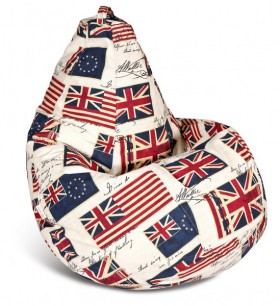 Кресло-мешок Британский Флаг в Дудинке - dudinka.katalogmebeli.com | фото