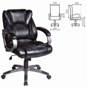 Кресло офисное BRABIX Eldorado EX-504 (черный) в Дудинке - dudinka.katalogmebeli.com | фото