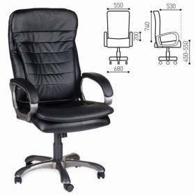 Кресло офисное BRABIX Omega EX-589 (черное) в Дудинке - dudinka.katalogmebeli.com | фото