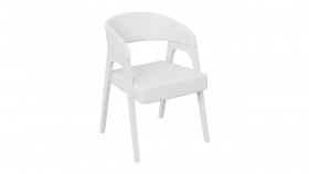 Кресло «Техас 1» (Белый матовый/Экокожа Белый №66) в Дудинке - dudinka.katalogmebeli.com | фото