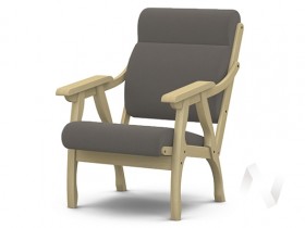 Кресло Вега-10 (бесцветный лак/ULTRA STONE) в Дудинке - dudinka.katalogmebeli.com | фото