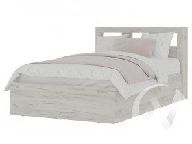 Кровать 1,2 МС Гранд (дуб крафт белый) в Дудинке - dudinka.katalogmebeli.com | фото