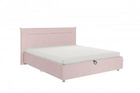 Кровать 1,6 Альба (Нежно-розовый велюр/под-мех) в Дудинке - dudinka.katalogmebeli.com | фото