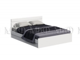 Кровать Нэнси New 1,4м (Белый/белый глянец) в Дудинке - dudinka.katalogmebeli.com | фото