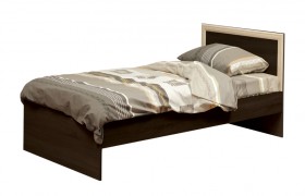 Кровать одинарная 21.55 (шир. 900) с настилом (венге/профиль дуб линдберг)/осн. в Дудинке - dudinka.katalogmebeli.com | фото