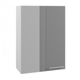 Лофт ВПУ 650 шкаф верхний угловой высокий (Бетон светлый/корпус Серый) в Дудинке - dudinka.katalogmebeli.com | фото