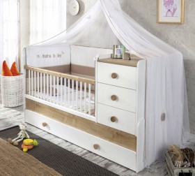NATURA BABY Детская кровать-трансформер 20.31.1015.00 в Дудинке - dudinka.katalogmebeli.com | фото 1