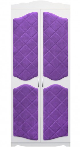 Шкаф 2-х створчатый серии Иллюзия 32 фиолетовый в Дудинке - dudinka.katalogmebeli.com | фото