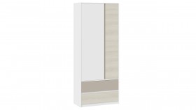 Шкаф для одежды комбинированный «Сканди» Дуб Гарден/Белый/Глиняный серый в Дудинке - dudinka.katalogmebeli.com | фото 1