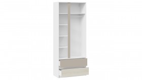 Шкаф для одежды комбинированный «Сканди» Дуб Гарден/Белый/Глиняный серый в Дудинке - dudinka.katalogmebeli.com | фото 5