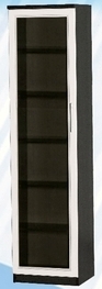 Шкаф средний со стеклодверью ДЛЯ ГОСТИНОЙ ШСС-450 Венге/Дуб выбеленный в Дудинке - dudinka.katalogmebeli.com | фото