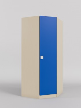 Шкаф угловой (угловая секция) Скай (Синий/корпус Клен) в Дудинке - dudinka.katalogmebeli.com | фото