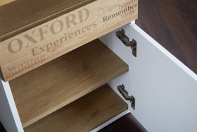 Стол с ящиками «Оксфорд» (Ривьера/Белый с рисунком) в Дудинке - dudinka.katalogmebeli.com | фото 10