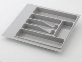 Вкладыш для кухонных принадлежностей, серый, Volpato 300 мм в Дудинке - dudinka.katalogmebeli.com | фото 1