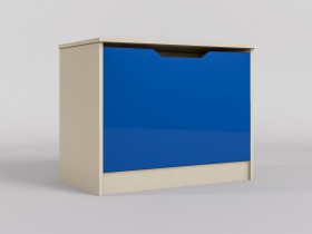 Ящик для игрушек Скай люкс (Синий/корпус Клен) в Дудинке - dudinka.katalogmebeli.com | фото